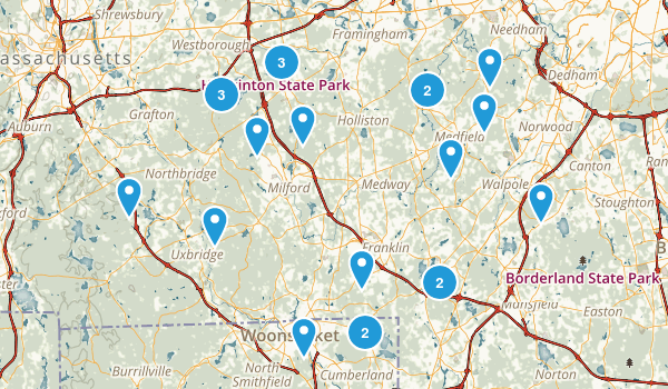Trail Bucket List Moderate Map