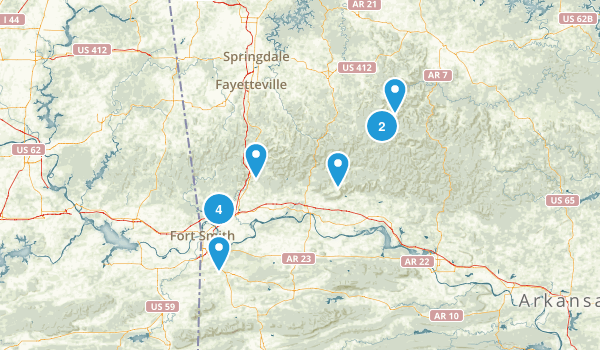 Arkansas Trails Map