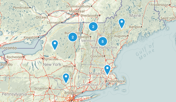 NE Solo Trip Map