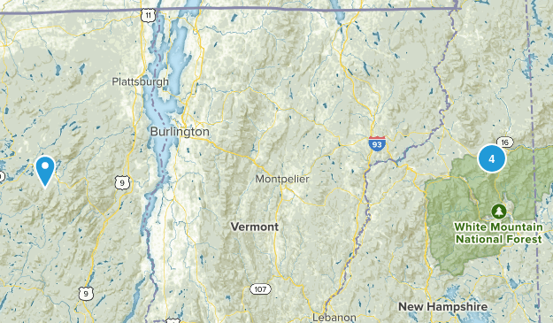 White mountain Map