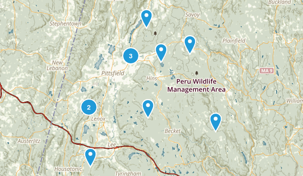 Kisselbrock Family Hikes Map