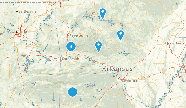 nearby camping hiking Map