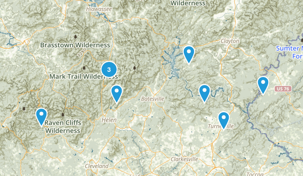 georgia trails Map