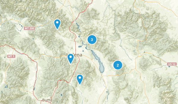 Helena Hikes Map