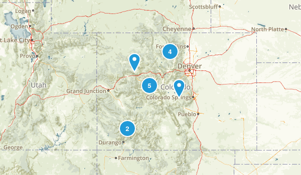 Colorado Backpacking Loops Map