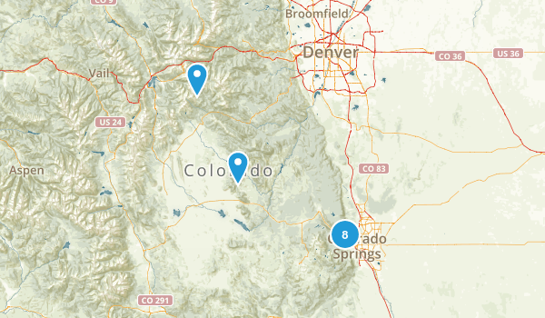 Garden of the Gods Map