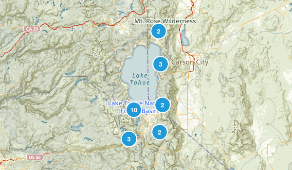 Lake Tahoe Map