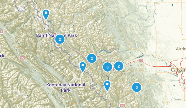 Hikes to do Map