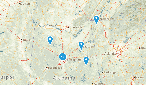 completed trails Map