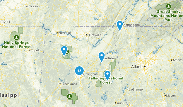 completed trails Map