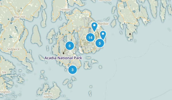 Maine Trip Map