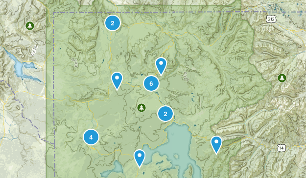 yellowstone national park Map