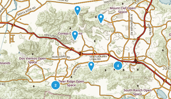 thousand oaks Map