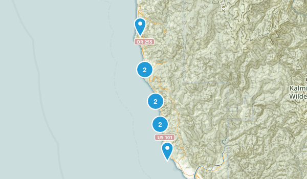 OR Coast Map