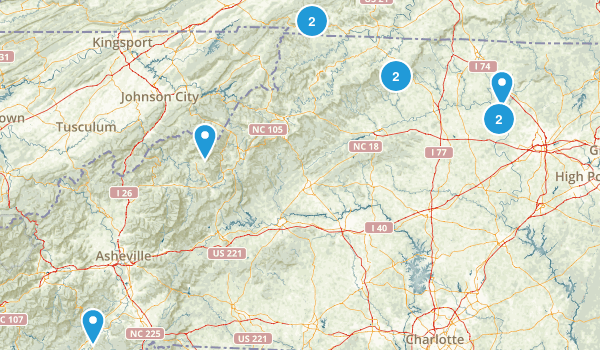 Completed Hikes Map