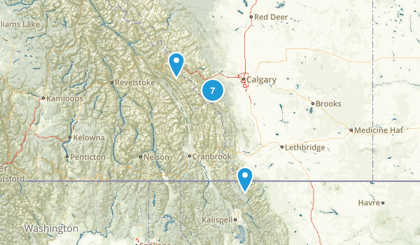 to hike Map