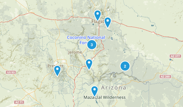 Sedona Trails To Do Map