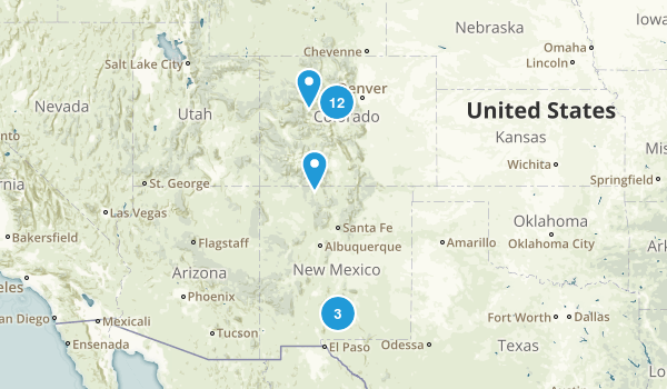 Hikes I want to do Map