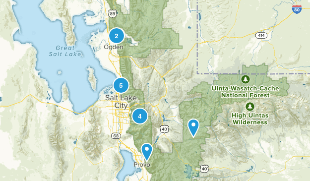 Hikes i want to go on Map
