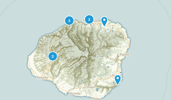 kauai Map