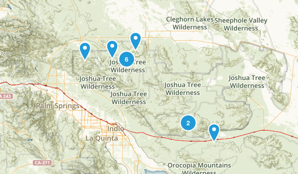 Joshua Tree National Park Hikes Map