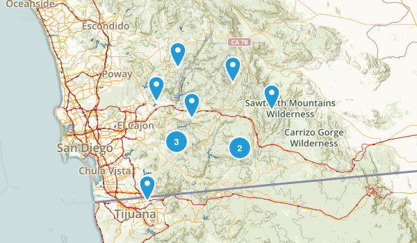 SD Peaks Map