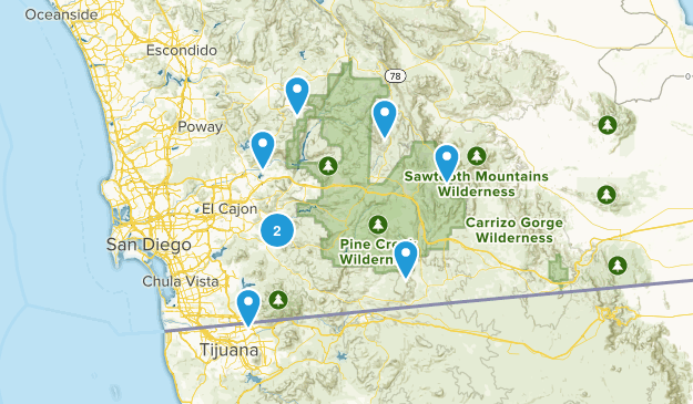 SD Peaks Map