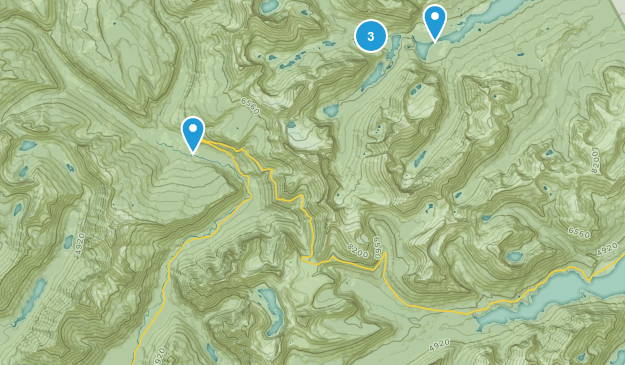Glacier National Park Hikes Map