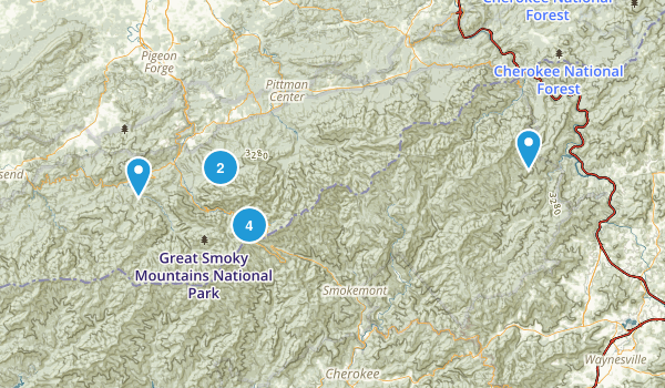 hike potential list Map