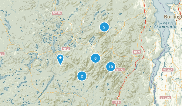 High Peaks Map