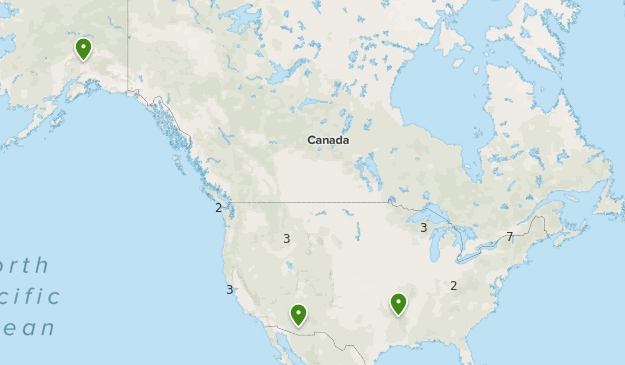 Fall Foliage Hikes U.S Map