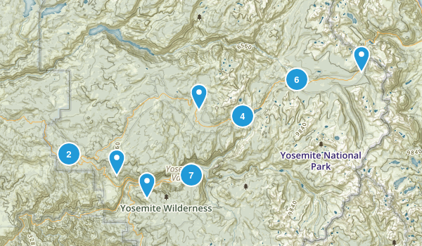 Yosemite Map
