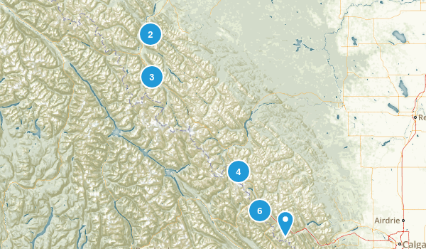 Banff and Jasper Map
