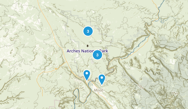 Arches National Park Map