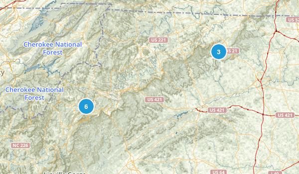 Boone Trails Map