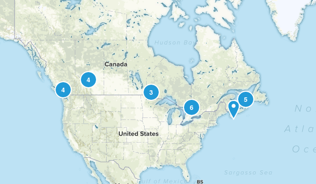Best Fall Foliage Hikes Canada Map