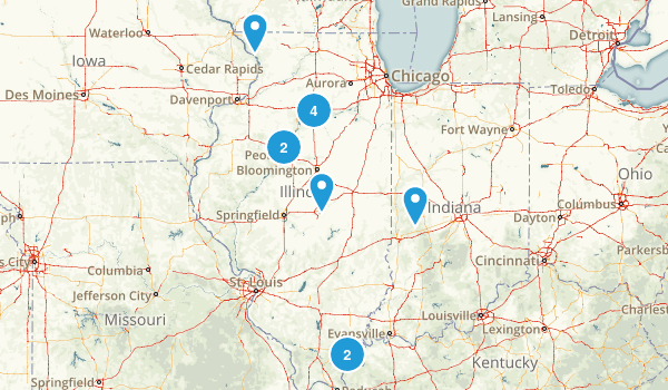 trails i want to go to Map