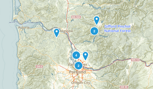Kid Hikes Nearby Map