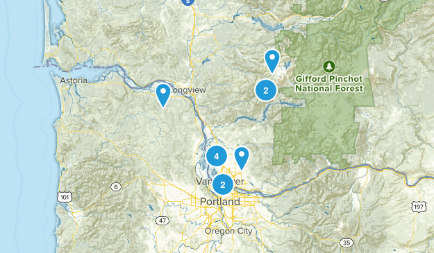 Kid Hikes Nearby Map