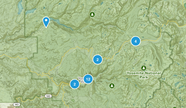 Yosemite Map