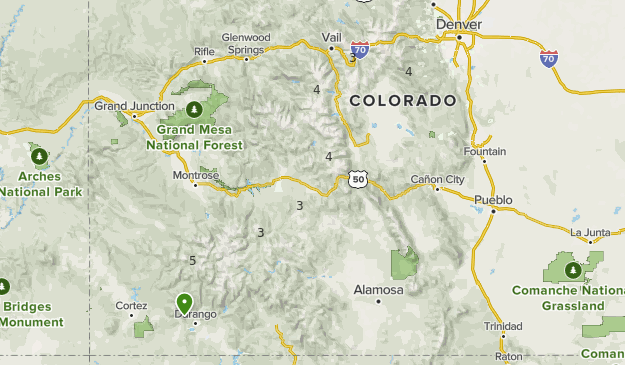 The Colorado Trail Map