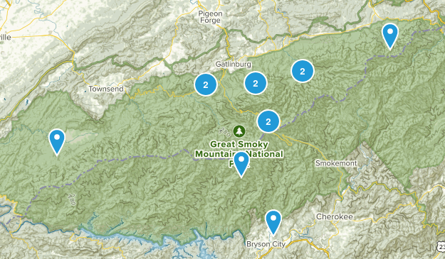 Great Smoky Mountains Map
