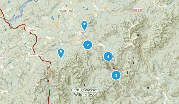 Bretton Woods Base Camp Hikes Map