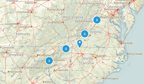 Blue Ridge Parkway Map