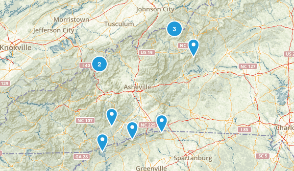 Hikes to do Map