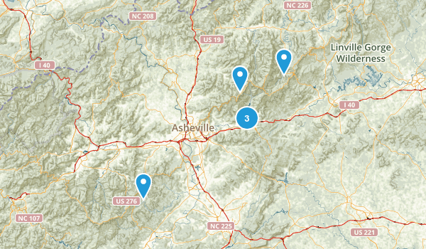 day hike Map