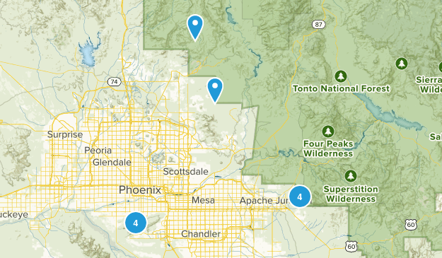 Hiking with Dogs Map
