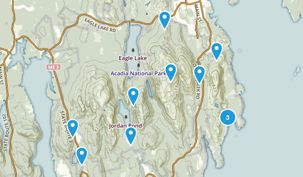 Acadia Trip Map