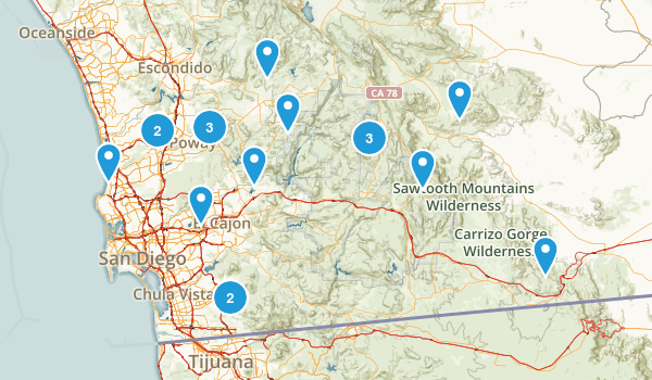 San Diego County Map