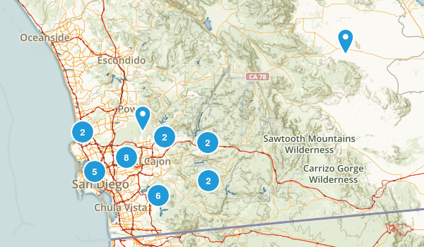 Southern Cali Bucket List Map